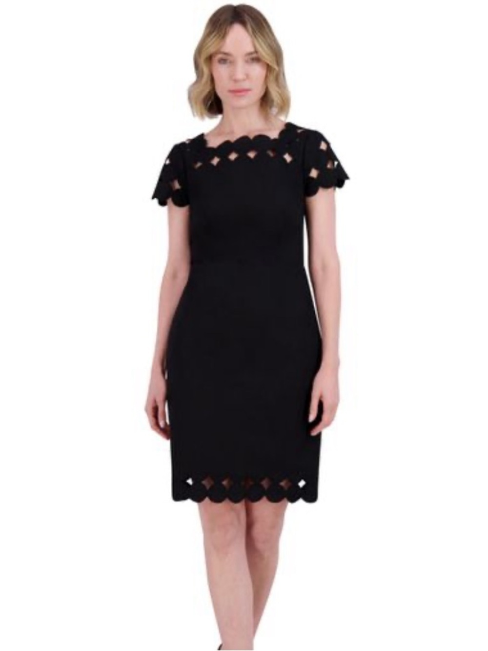 Vince Camuto
Women's Square-Neck Cutout Shift Dress - Black